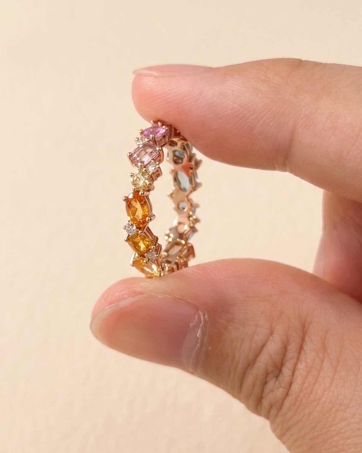 Eternity Bazi mixed cut ring 2