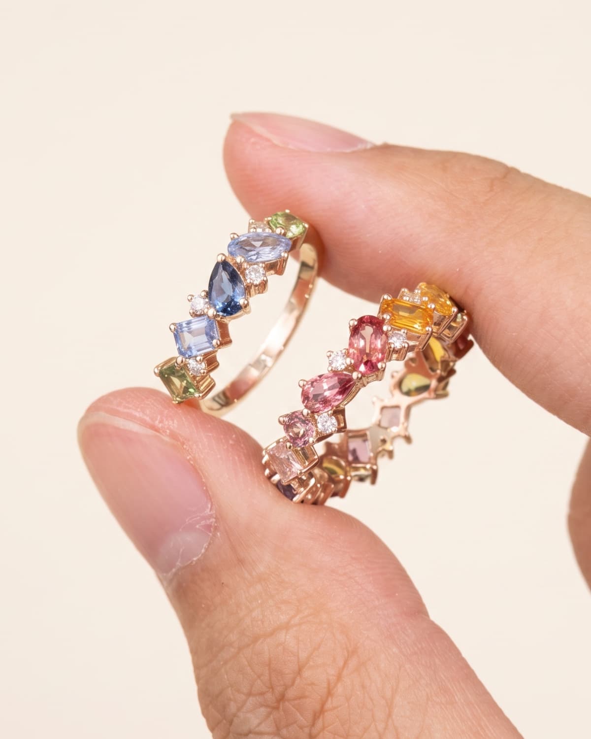 Eternity Bazi mixed cut ring 3